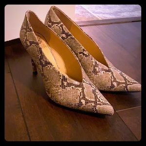 Vince Camuto Snakeskin Pumps